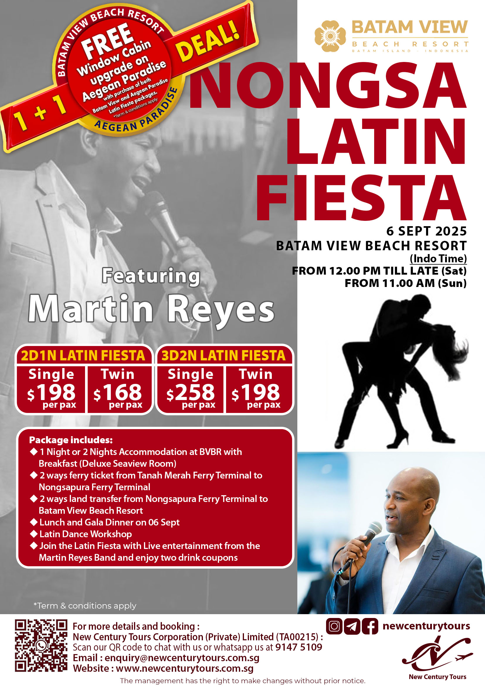 Nongsa Latin Fiesta FREE Upgrade